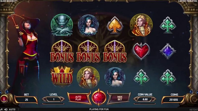 Blood Suckers 2 slot machine features. 