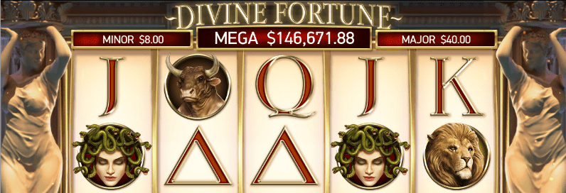 Divine Fortune slot machine for free play.