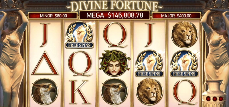 Divine Fortune slot machine review. 