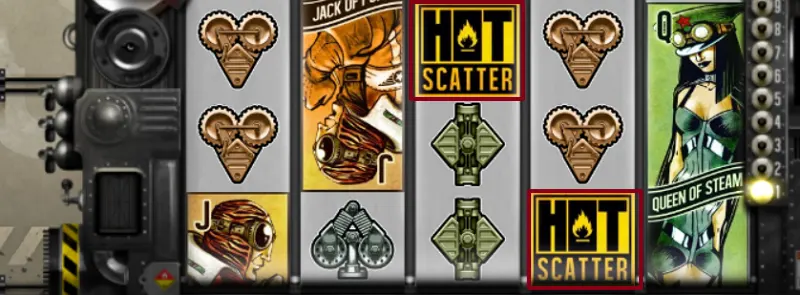 Hot Nudge slot machines design. 