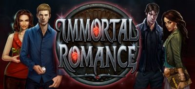 Immortal romance slot machines logotype. 