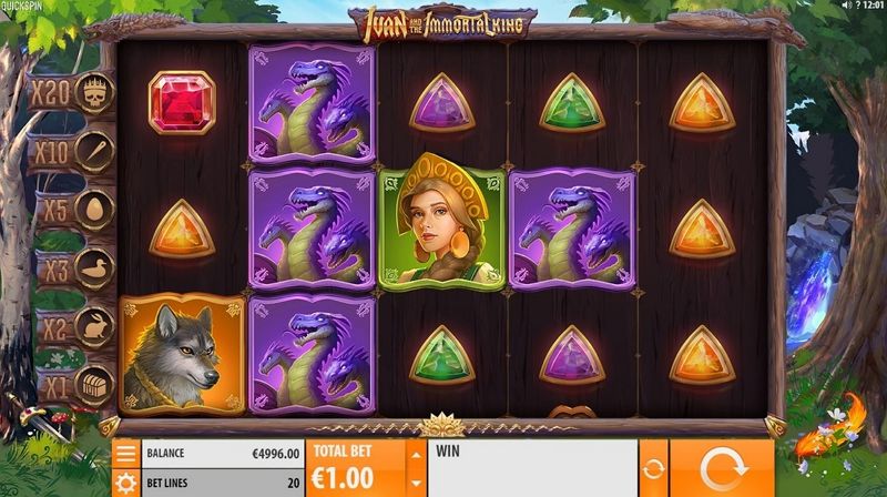 Ivan and the Immortal King Slot Machines online. 