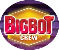 Big Bot Crew slot machines logo. 
