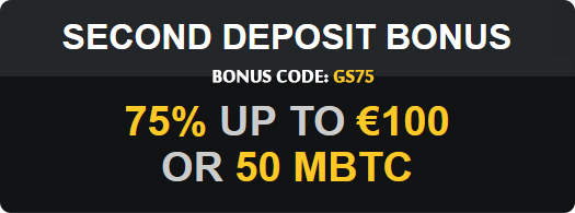 Second Deposit Bonus Code Goldenstar. 