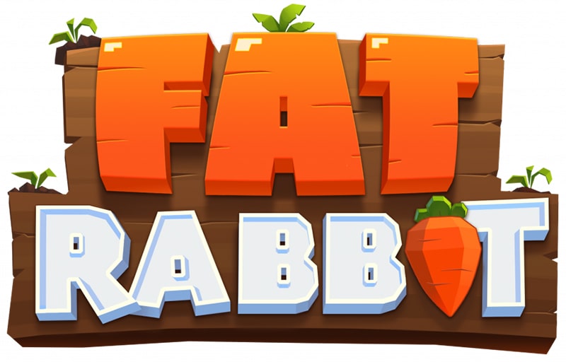 Fat Rabbit slot machine logo. 