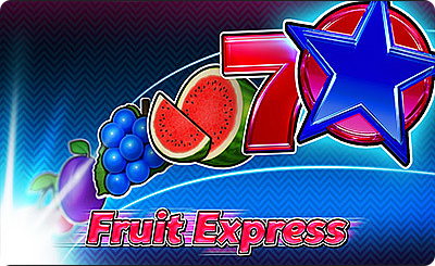 Логотип игрового автомата Fruit Express. 