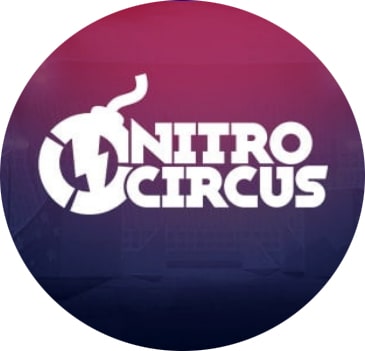 Logo Nitro Circus slot machine. 